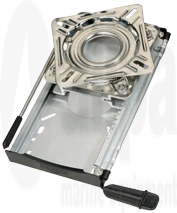 Allpa NIRO Drehscheibe Mit Aluminium Schlitten