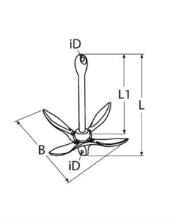 Marinetech Klappdraggen, Hochglanzpoliert A4 1,5 Kg -Boot Und Teile 0704dcd0 62fe 4b70 b533 b39763efdf01 h.jpg 02
