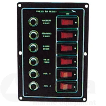 Allpa Aluminium Schalttafel,12V Mit Sicherungsautomaten