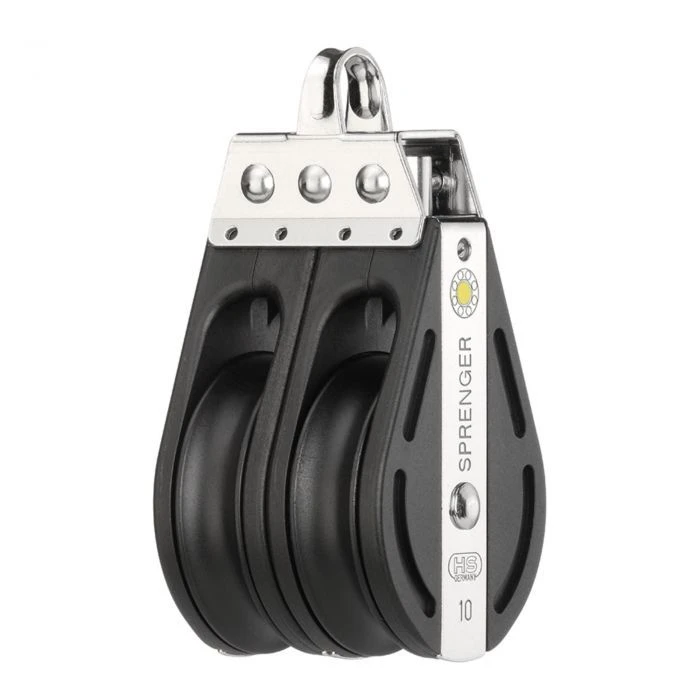 Sprenger S-Block Gleitlager 10 Mm - 2 Rollen, Durchgehender Bügel 3 Sprenger S-Block Gleitlager 10 Mm - 2 Rollen, Durchgehender Bügel