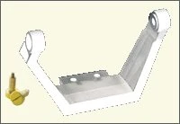 Plastimo Haltebügel Weiss OFFSHORE 105