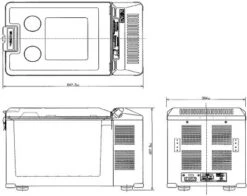 ENGEL MT35FS Kühlbox -Boot Und Teile 7192 DE kuehlbox20engel20mt 35f20massbild20solar