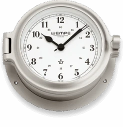 Wempe Cup Nickel Bullaugenuhr Arab.