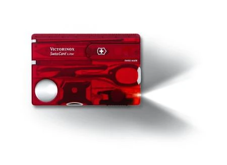 Victorinox Swiss Card Lite Rot Transparent 3 Victorinox Swiss Card Lite Rot Transparent