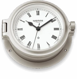 Wempe Cup Nickel Bullaugenuhr Röm.