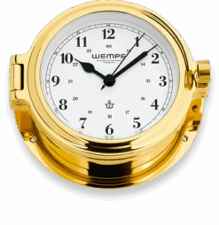 Wempe Cup Messing Bullaugenuhr Arab.