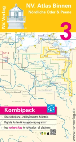 Nautische Veröffentlichung Binnenband 3 Nördliche Oder & Peene - Mit App Karten Zum Sofort Download!