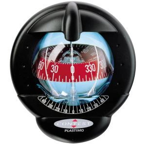 Plastimo Marine Kompass CONTEST 101 Schwarz-Rot Gerades Schott 3 Plastimo Marine Kompass CONTEST 101 Schwarz-Rot Gerades Schott