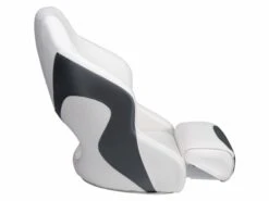 Talamex Bootsstuhl Captain Deluxe Grau/weiß