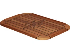 Eude Teak Tischplatte Classic Soft 51 X 75cm