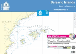 Nautische Veröffentlichung NV.Atlas Spain · ES 2 · Balearic Islands · Ibiza To Menorca