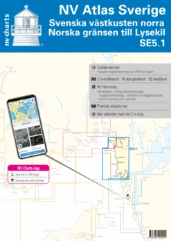 Nautische Veröffentlichung Serie 5.1 Svenska Västkusten Norra 2023