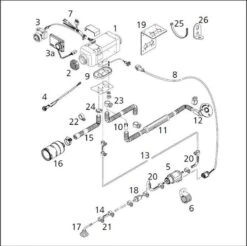 Webasto Air Top 2000 STC D 12V Marine-Heizung -Boot Und Teile Webasto 2000 1