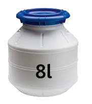 Wasserdichtes Weithalsfass 8 Liter