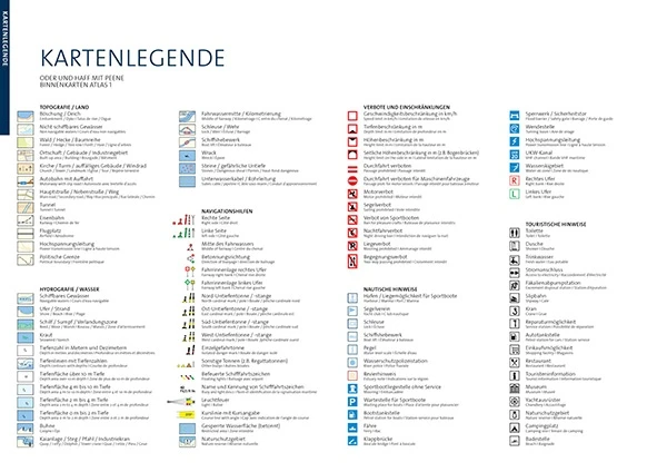 Kartenwerft BINNENKARTEN ATLAS 1 Oder Und Haff Mit Peene 4 Kartenwerft BINNENKARTEN ATLAS 1 Oder Und Haff Mit Peene – Bild 2