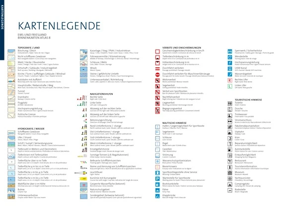 Kartenwerft BINNENKARTEN ATLAS 8 Ems Und Friesland 4 Kartenwerft BINNENKARTEN ATLAS 8 Ems Und Friesland – Bild 2