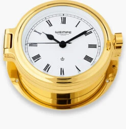 Wempe Cup Messing Bullaugenuhr Röm.