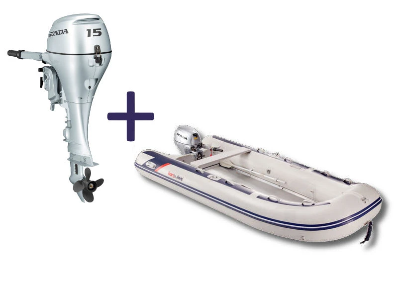 Honda Honwave T 40 AE3 + Honda BF 15 SHU 3 Honda Honwave T 40 AE3 + Honda BF 15 SHU