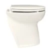 Jabsco Elektrische Yachttoilette Deluxe Flush 17" 24 Volt Frischwasserspülung Schräge Rückwand