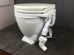 Jabsco Lite Flush Marine Toilette 12 Volt + Fußschalter -Boot Und Teile liteflush3