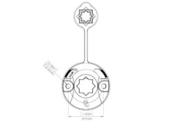 Railblaza Starport Schwarz -Boot Und Teile railblaza starport schwarz 03 1