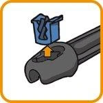 Unimer Marine U-Cleat Anlegefeder 16-20 Mm